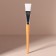 Mask brush, 17 (+/- 1) cm, brown/white color