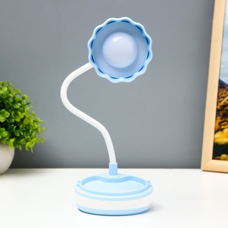 Linei table lamp LED 2W USB AKB Blue 10.5x10.5x37 cm Risalux-6