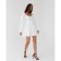 Dress summer female mist size 44, white color