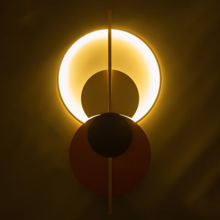 Bra "Alla" LED 18W 3000k orange black 88x5x45cm-2