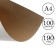Cardboard White A4 Calligrata, 100 sheets, 190g/m2, non -unilateral, unilateral