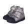 Baby boots, size 25, silver-black color
