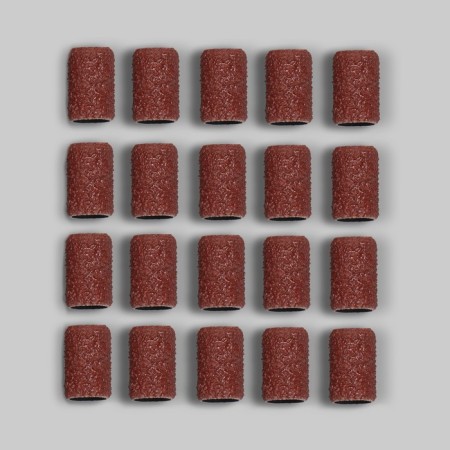 Pedicure nozzles, 20 pcs, abrasiveness 120-2