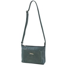 Women's bag (B2757-05142) Artificial leather + suede, gray, 1x210x24 cm