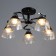 Berne chandelier 5he27 40W black-chromium 56x56x25 cm Bayerlux