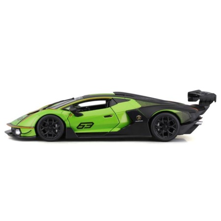 Racing machine BBURAGO Lamborghini Essenza SCV12, Die-Cast, 1:24, Green color-7