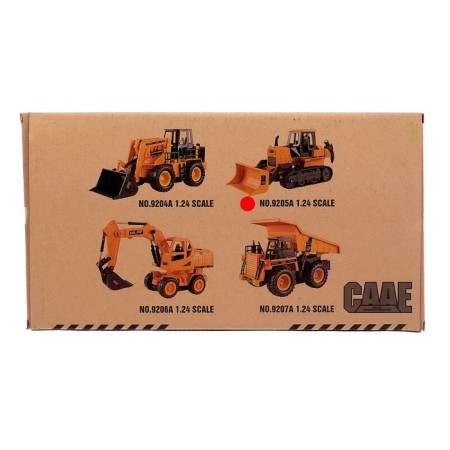 Bulldozer radio -controlled "construction", mobile bucket, works from batteries-4