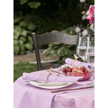 Lovely Flower tablecloth, size 140x180 cm, flowers, pink-3