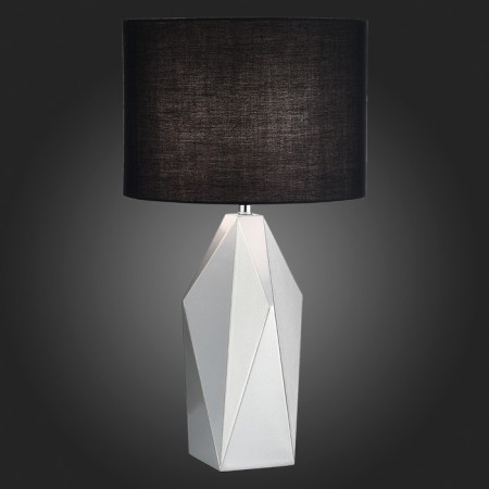 ST LUCE bedside lamp. SL1004.904.01. Marioni. 1x40 W, E27, 34x34x60 cm, silver color-4