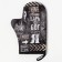 The kitchen set "King in the kitchen", mittens-castle 20x28 cm, wooden hammer