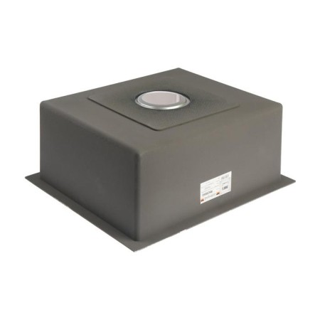 Kitchen sink Gerhans K35043, Soldeous, 500x430x220 mm, with siphon, glossy-2