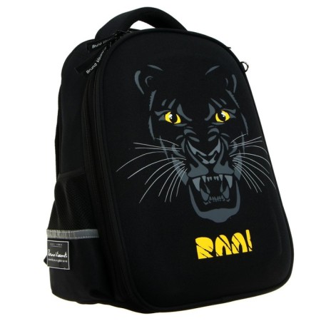 Frame backpack 38 x 30 x 20 cm, Bruno visconti "The look of the beast. Panther", for boys-1