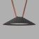DK5564-BK Belty Flow Light with D300mm H71MM 48V 120 ° 4000K IP20 black aluminum LED