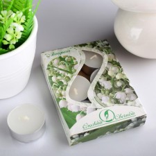 A set of tea candles of aromatic 