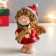 Polystone souvenir "Curly angel with a comet/star" mix 7x5.5x10 cm