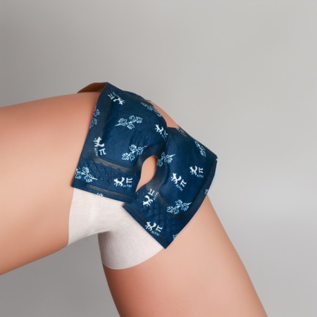 The bandage is self -heated for the knee joint, 14 × 18 × 0.5 cm, the color is blue-5