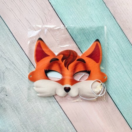 Puppet show. Mask "Fox"-1