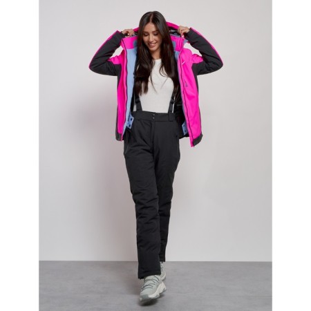 Ski jacket female, size 42, pink color-9