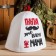 A cap for a bathhouse with an application "Dad is not mom to you"