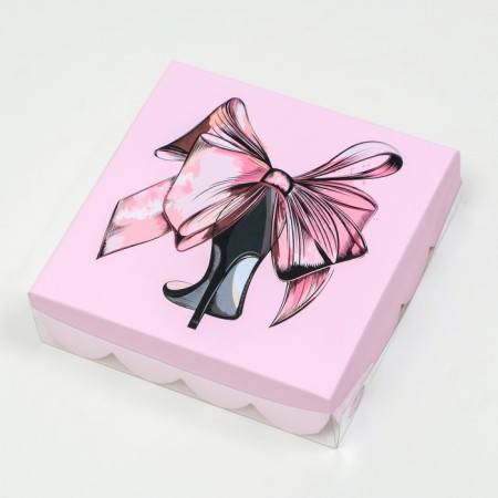 Cookie box, "romance", 12 x 12 x 3 cm-1