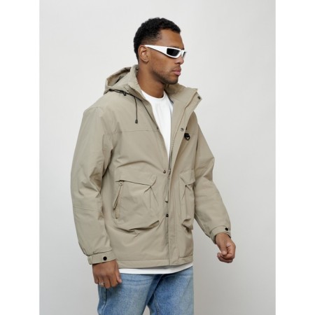 Male spring jacket, size 58, beige color-2