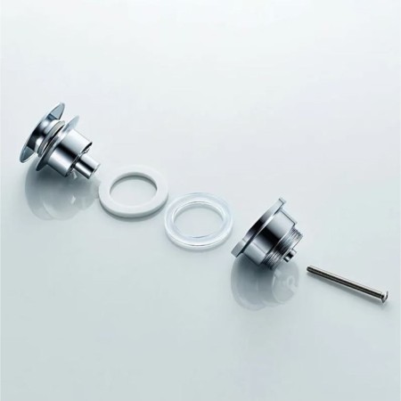 Bottom valve Ledeme L67, for a shell, brass, chrome-4