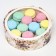 Box for Makarun tube with the window "Cloud Bouquet", 20 x 6 cm