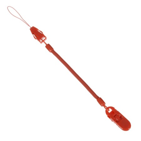 Nipple - orthodontic dummy, silicone, +6 months, with a holder, cherry color-11