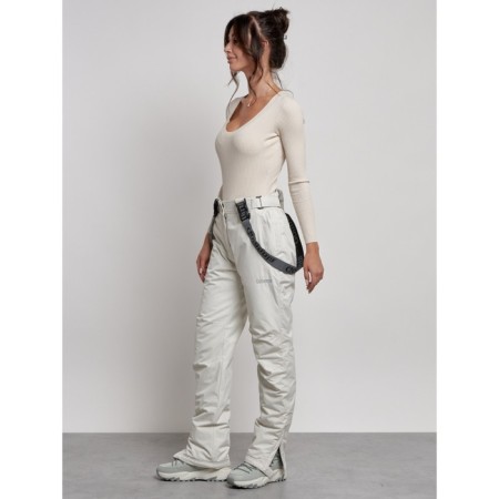Semi -combinezone female ski insulated, size 46, white color-5