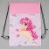 A bag for shoes "Rainbow unicorns" non -discharge canvas, size 30 x 40 cm