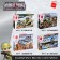 Constructor military zone "Missile Complex", 4 minifigurs, 409 parts