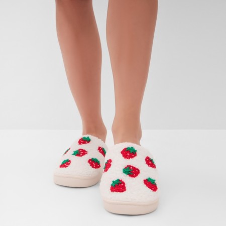 Women's slippers, size 40-41, white color-3