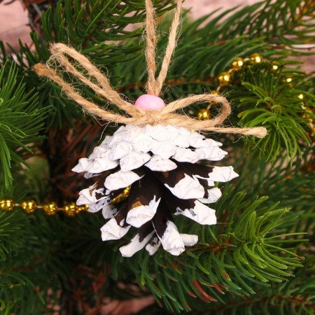 New Year's composition "bumps with beads", set of 6 pcs.-1