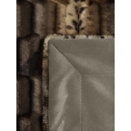 Buenas noches blanket, size 220x240 cm, beige color-6