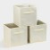 Storage box, 28 × 28 × 28 cm, set 3 pcs, milk color