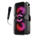 Portable karaoke system Smartbuy Starship, 32 W, AUX, FM, USB, BT, 3500 mAh, black