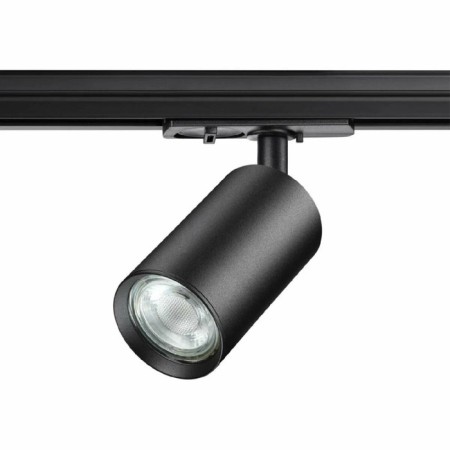 Trick lamp for a single -phase two -core (universal) novotech busbar. PIPE, 50W, GU10, 136x81 mm, black color