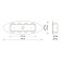 Calle lamp, 8x8W LED, 4000K, 680LM, IP54, gray color.