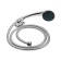 Juguni bathroom mixer with shower, straight pouring
