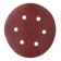 Circle of abrasive grinding bison 35350-150-080, perforated, P80, 150 mm, 5 pcs.