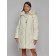 Coat insulated winter female, size 50, color light yellow
