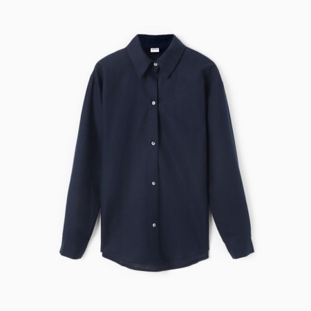 Female blouse minku: safari blue color, size 44-6