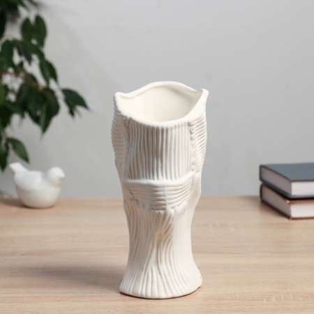 VAZA Ceramics Terence "D-11 cm, h-19.5 cm, white-2