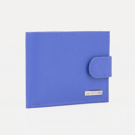 Women's wallet on the Textura button, lilac color