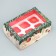 Box for cupcakes is folding with bilateral application "Happy New Year", 25 x 17 x 10 cm, new year