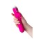 A vibrator with a clitoral stimulator Jos Balle, pulsating, pink, 23 cm
