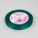 Satin tape, 10 mm × 23 ± 1 m, emerald color No. 126