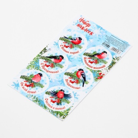 Stickers for flowers and gifts "Congratulations!", 16 × 9.5 cm-1