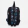 Baby backpack on lightning, 2 outer pockets, black color