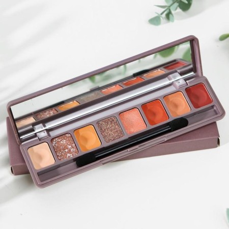 Palette of eyelids, with pearl shine, 8 colors-1